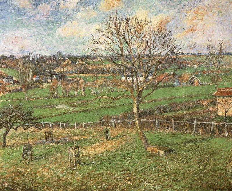 Camille Pissarro The peach trees in winter china oil painting image